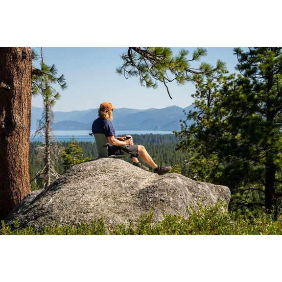 Crazy Creek Original Chair Perfect for Stadium Seats, Camping, Hiking & More, Comfort on All Terrains, Adjustable Straps, Lightweight Design, Water-Resistant, Tie Dye image number 3