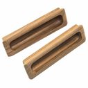 Teak Large Rectangular Drawer Pull (2 pack) image number 1