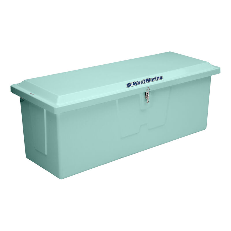 WEST MARINE Seafoam Green Fiberglass Dock Box West Marine