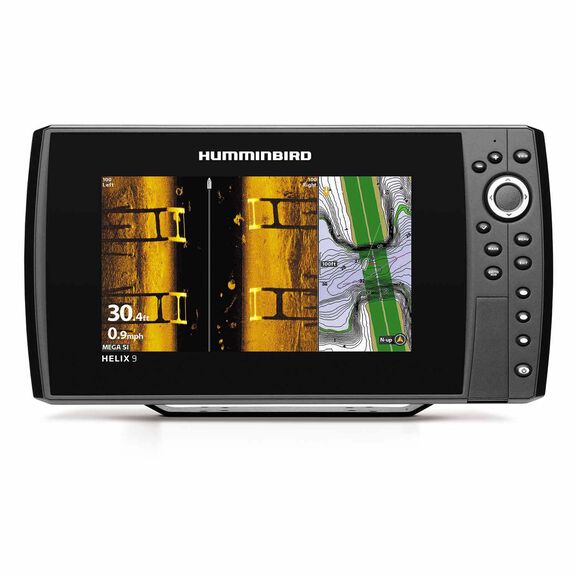 Helix 9 CHIRP Mega SI GPS G2N Fishfinder/Chartplotter Combo with Transom Mount Trandsducer and ContourXD&trade; Inland Charts image number 0
