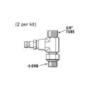 Dometic SeaStar HF6001 ORB Hose Fittings Kit, Vertical Bleeder Tee (2-Pack) image number 1