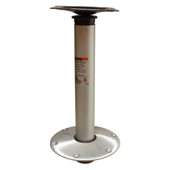 12" Hi-Lo Plug-In Pedestal Seat, 3-Piece image number 0