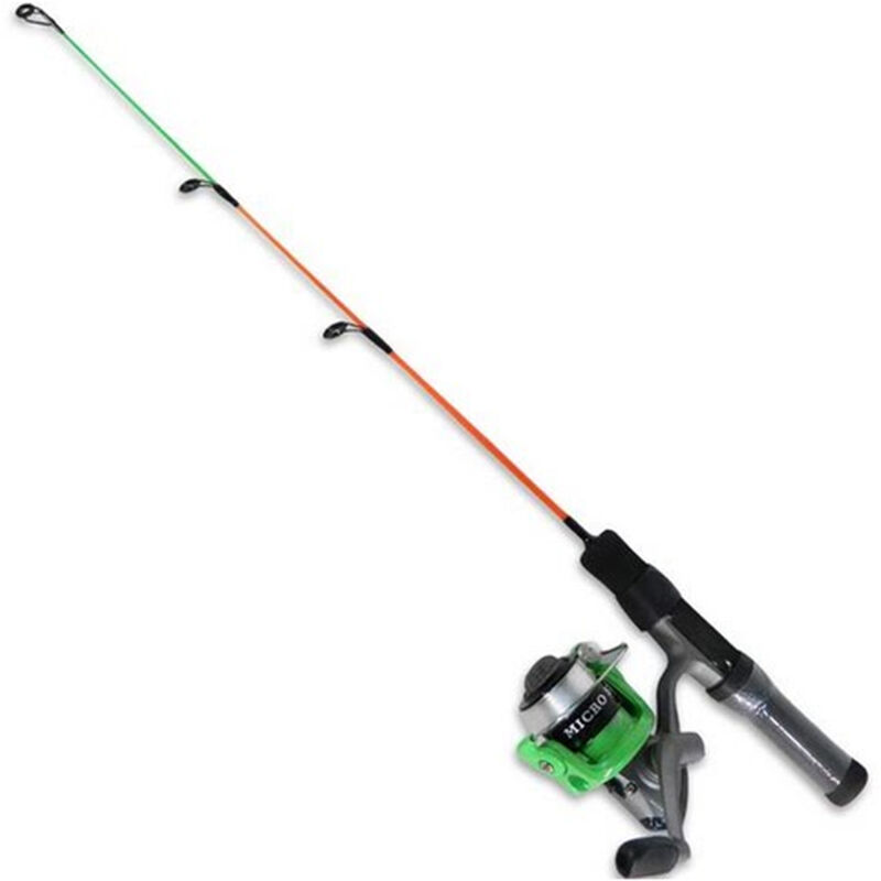 24 Micro Stix Pre Spooled Ice Fishing Spinning Combo
