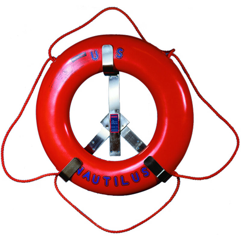 Stainless Steel Rack for 30" Dia. Ring Buoy image number 0