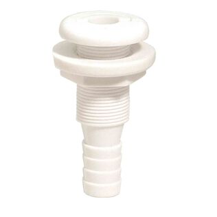 Overflow Fitting with Filter - 1-1/2" Straight