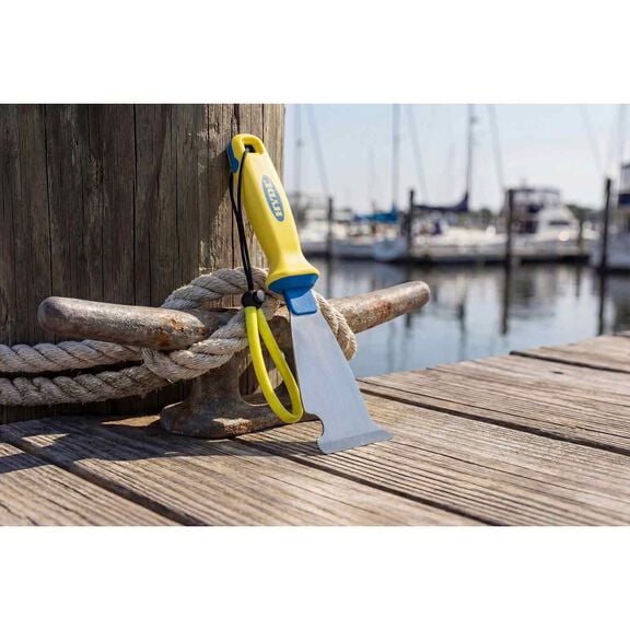 Marine Stainless Steel 3'' Stiff Crevice Cleaner /  Scraper with Landyard image number 2