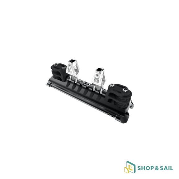 Lewmar T2 Long NTR Ball Bearing Carriage with 2 Swivels and 4 Control Sheaves image number 0