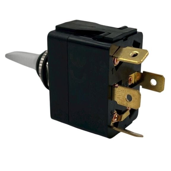 Lighted Toggle Switch, On/Off/On, SPDT image number 1