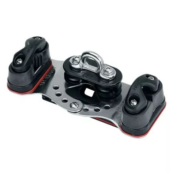 22mm High-Load 1250 Car &mdash; Fixed Sheaves, Cam Cleats image number 0