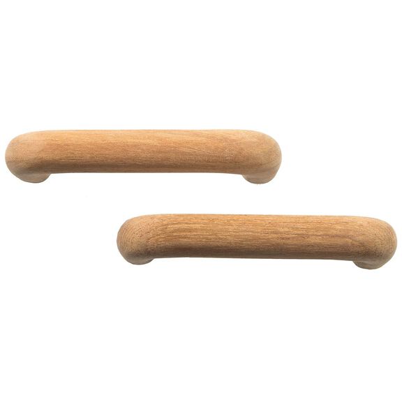 3-5/8" Teak Handle Drawer Pull image number 2