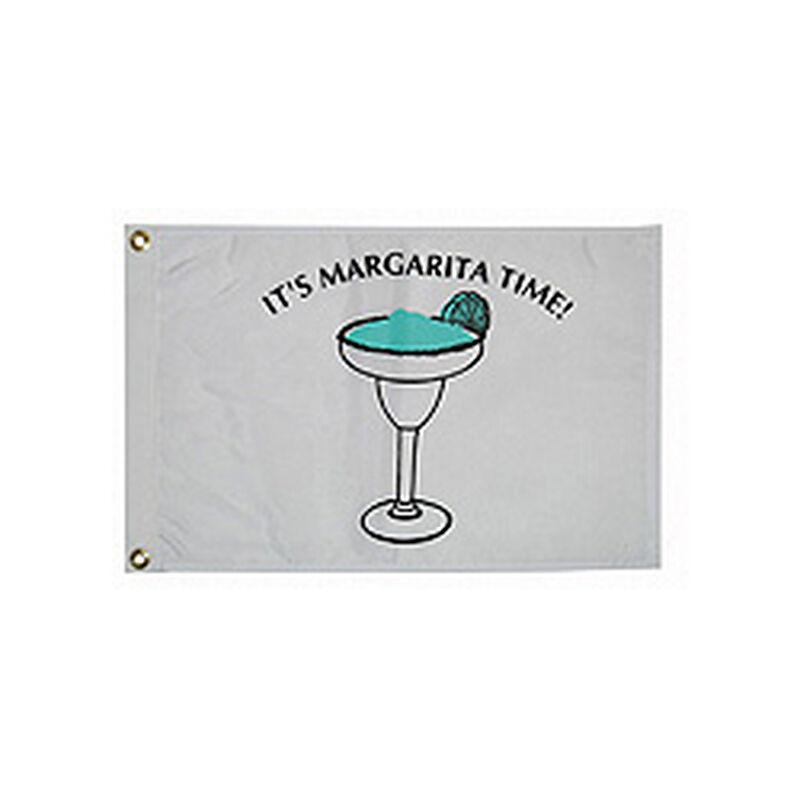 Margarita Time Flag, 12" x 18" image number 0