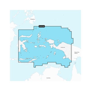 Navionics+ AE024R Central W. Papua and E. Sulawesi, Electronic Chart
