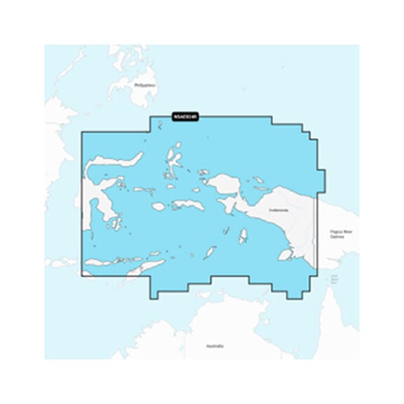 Navionics+ AE024R Central W. Papua and E. Sulawesi, Electronic Chart image number 0