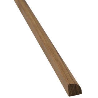 Large Quarter Round Teak Molding