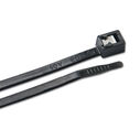 17" Black Heavy-Duty Self-Cutting Cable Ties, 10-Pack image number 0