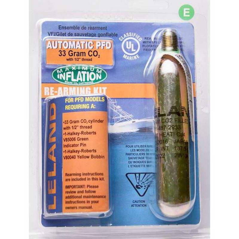 Inflatable Life Jacket V85000 Rearming Kit, Automatic, 33 g., 1/2" Threaded image number null