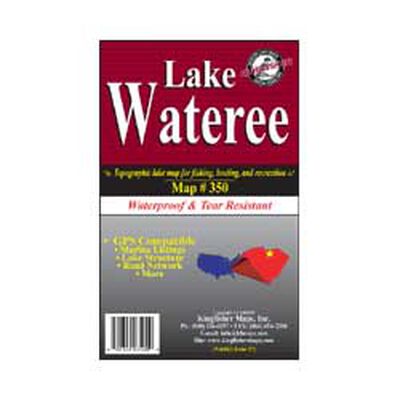 Lake Wateree Waterproof Map