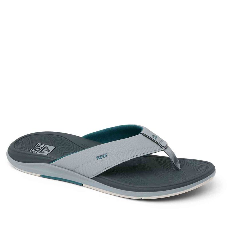 Reef Men's Offshore Flip-Flop Sandals, in Light Grey/Grey, Size 8 | by West Marine