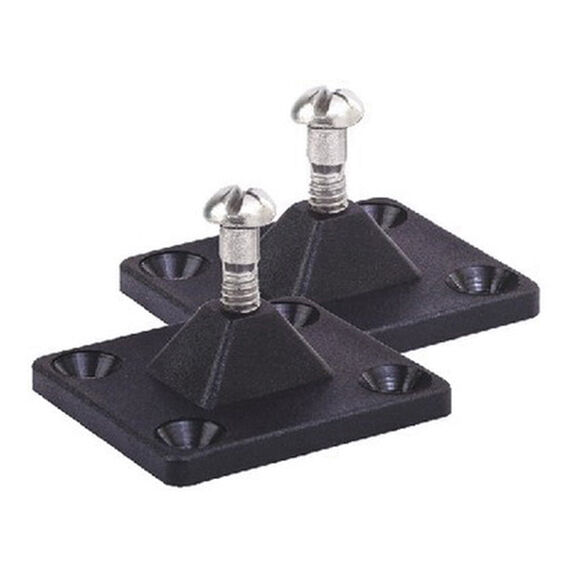 1/4" 4-Hole Side Mount Nylon Deck Hinge image number 0