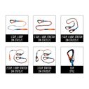 Lightweight 2 Clip Safety Line 2m Elasticated image number 3