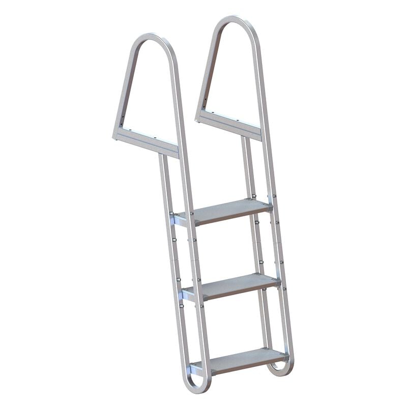 Dock Edge Kwik Release Aluminum Stand-Off Dock Ladder, 3-Step | Camping World