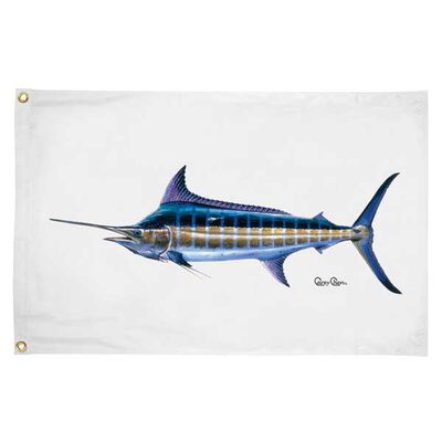 Carey Chen Offshore Fish Flags, Blue Marlin