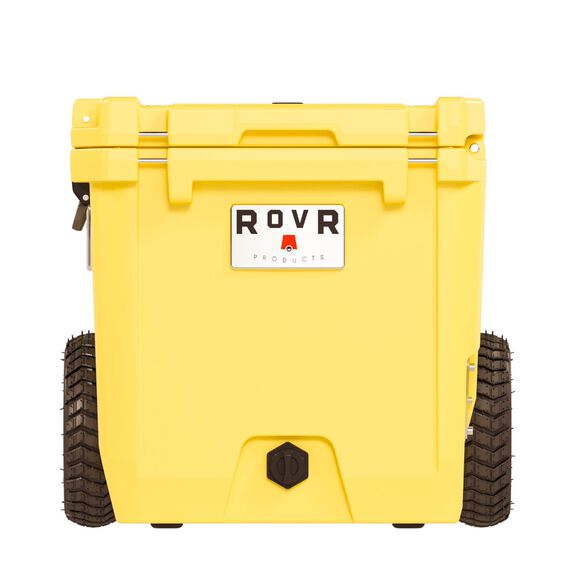 RollR 45 Quart Wheeled Hard Cooler with Telescopic Handle, Sunny Side image number 4