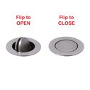 1-1/2" Drain, Flip Drain no Overflow, Straight, 1-1/4" Sweat Brushed Nickel image number 2