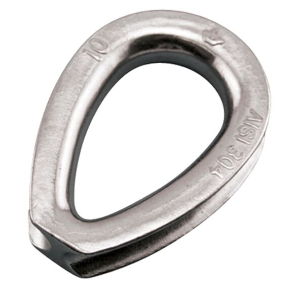 1/2" Stainless Steel Extra Heavy Duty Thimble image number 0