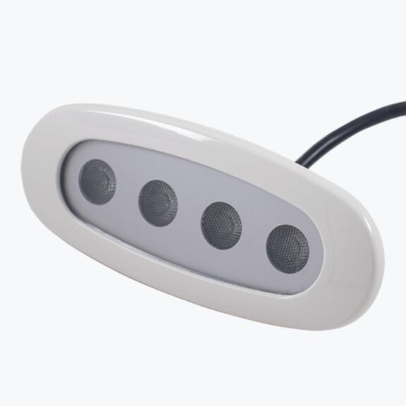 IML Recessed-Mount 10W LED Cockpit Floodlight, - 10-30VDC, White, Deutsch image number 0