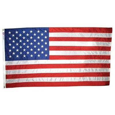 12" x 18" U.S. Flag with Embroidered Stars