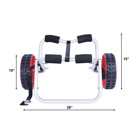 Nomad TRX Standard Kayak Cart, with No-Flat Tires image number 2