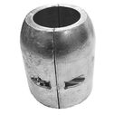 Clamp Shaft Zinc Prop Nut Anode, 0.75" ID, 2.19" OD, 2.54"H image number 0