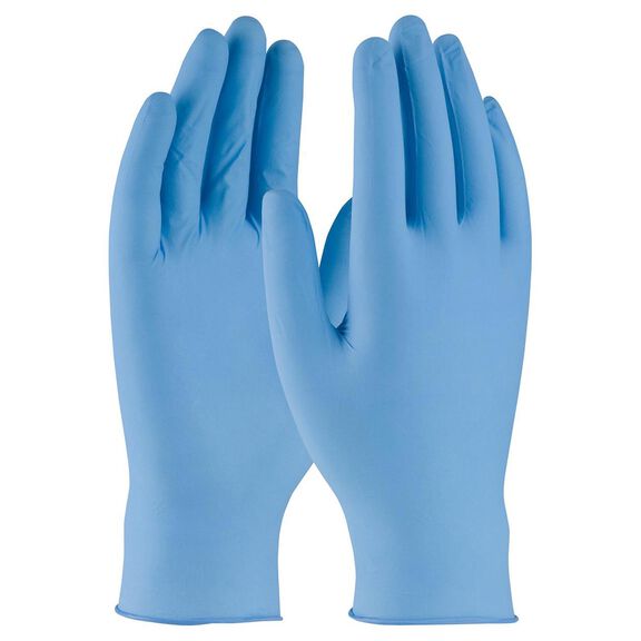 4 Mil Powder-Free Disposable Nitrile Gloves, 100-Pack, X-Large image number 0