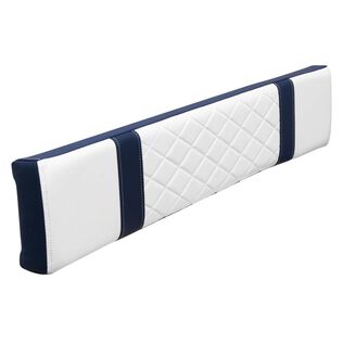 36" Deluxe Series Coaming Bolster, Brite White / Mariner Blue