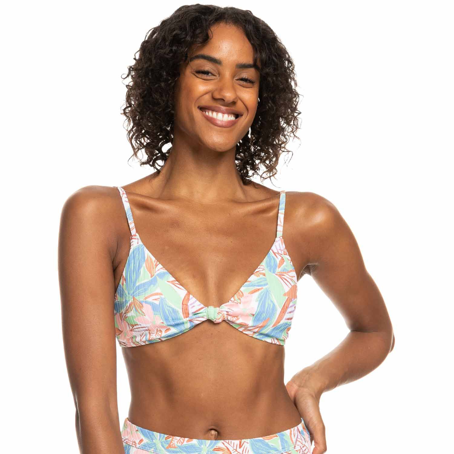 ROXY Women's Roxy Love The Surf Knot Triangle Bikini Top