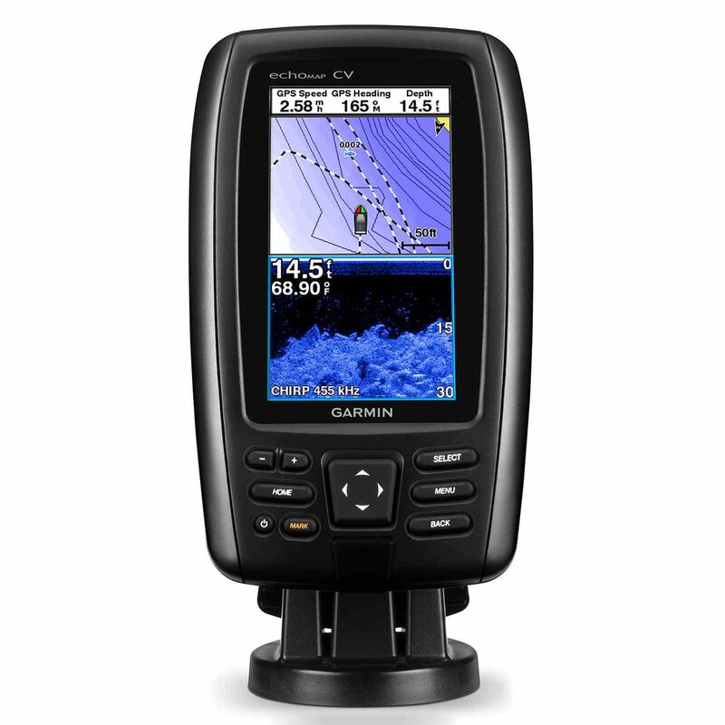 echoMAP™ CHIRP 43cv Fishfinder/Chartplotter Combo with ClearVü Transducer and Inland Charts image number 1