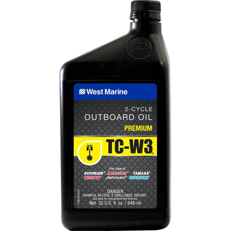TC-W3 2 Stroke Conventional Marine Engine Oil, 1 Quart image number 0