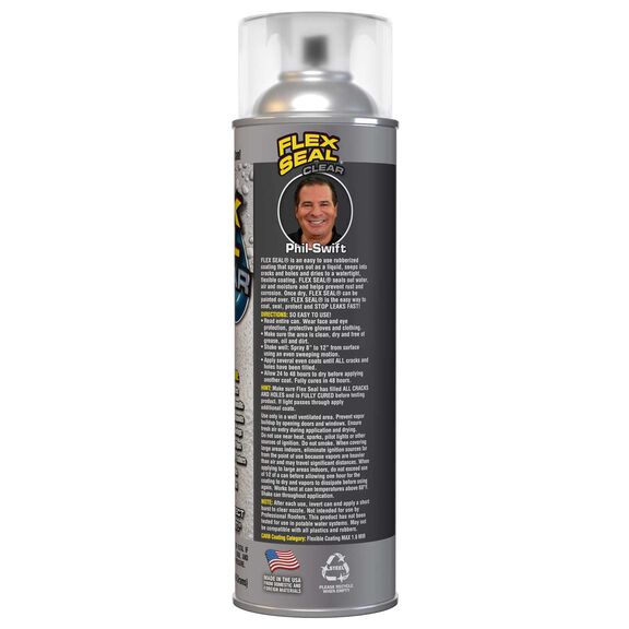 Liquid Rubber Sealant Coating, Clear, 14 oz. image number 1