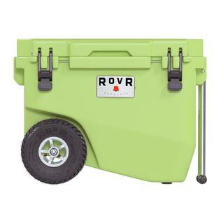 RollR 60 Quart Wheeled Hard Cooler with Tow Handle, Matcha