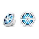MX770-CCX-SG-WLD-B 7.7" Cockpit Coaxial System with White Sport Grilles and Blue LED image number 0