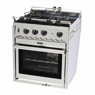 Three-Burner Glass-Top 120V Electric Range