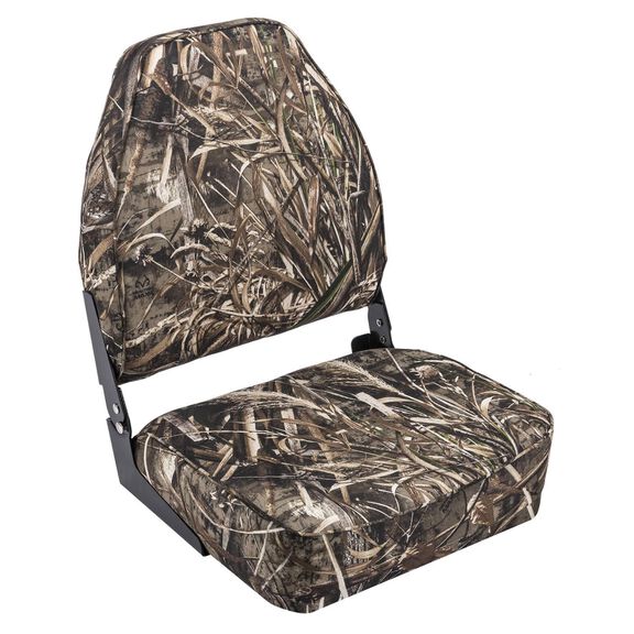 High Back Camo Boat Seat image number 0