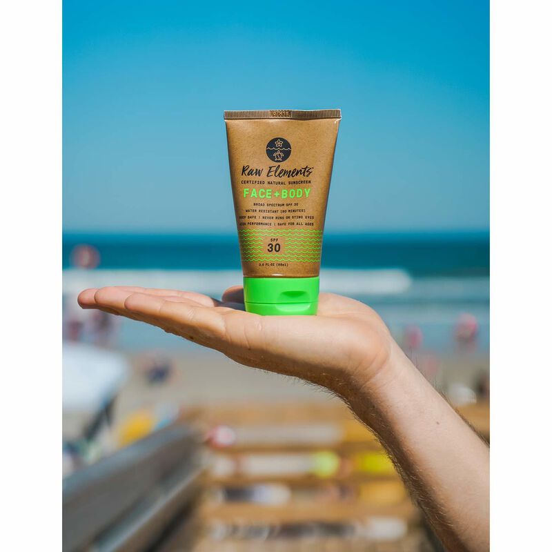 RAW ELEMENTS SPF 30 Face and Body Sunscreen Tube West Marine