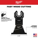 MILWAUKEE&reg; OPEN-LOK&trade; 2-1/2" HCS Wood Multi-Tool Blades, 3 Pack image number 1