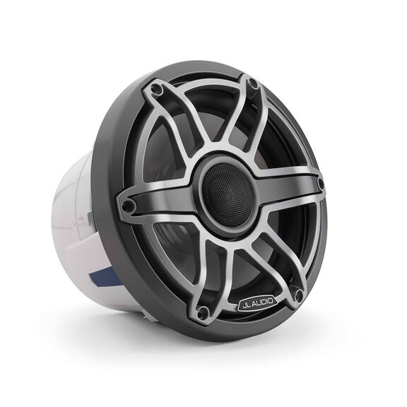 M6-880X-S-GmTi 8.8" Marine Coaxial Speakers, Gunmetal & Titanium Sport Grilles image number 1