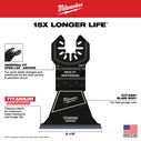 MILWAUKEE&reg; OPEN-LOK&trade; 2-1/2" TITANIUM CHARGED&trade; Bi-Metal Multi-Material Multi-Tool Blades, 3 Pack image number 1