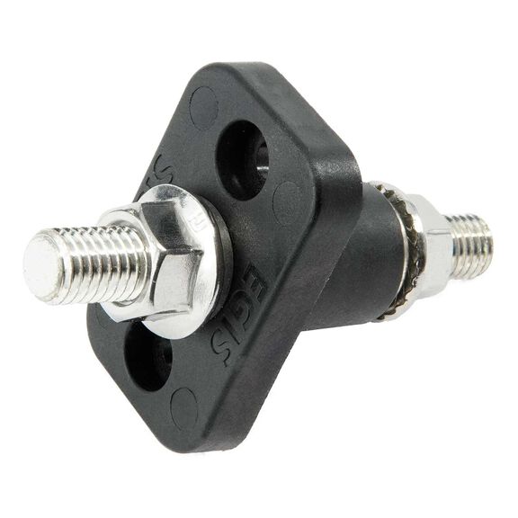 Feed Through Terminal, Black, M10 (3/8") image number 0