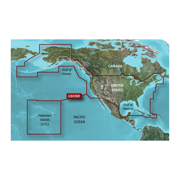 HXUS604X U.S. Western Canada and Bahamas BlueChart g3 microSD/SD Card image number 0