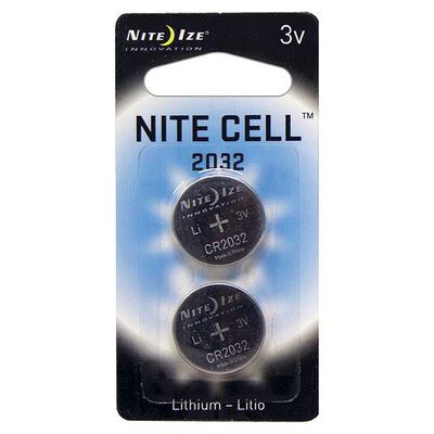 Nite Cell 2032 Replacement Batteries, 2 Pack